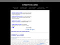 Credit en ligne
