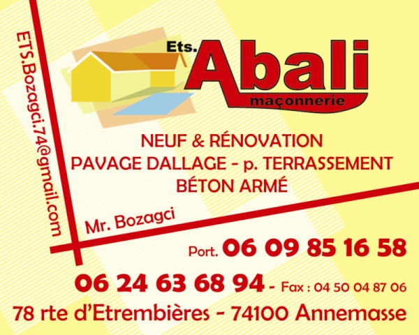 Entreprise Abali Maconnerie 74